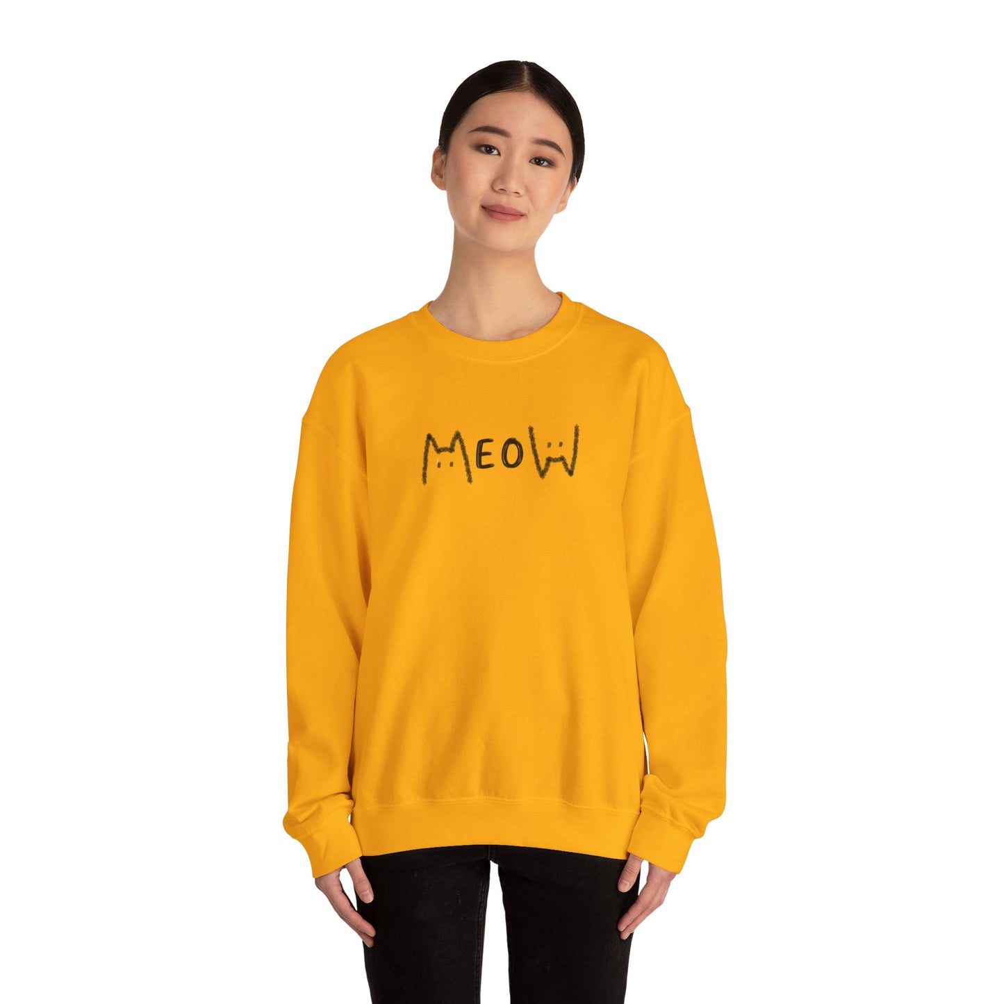 Meow_Unisex Heavy Blend™ Crewneck Sweatshirt