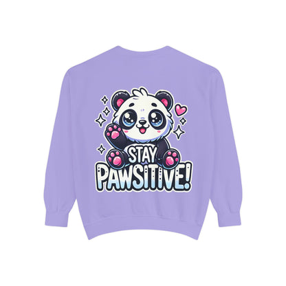 Pawsitive | Unisex Garment-Dyed Sweatshirt