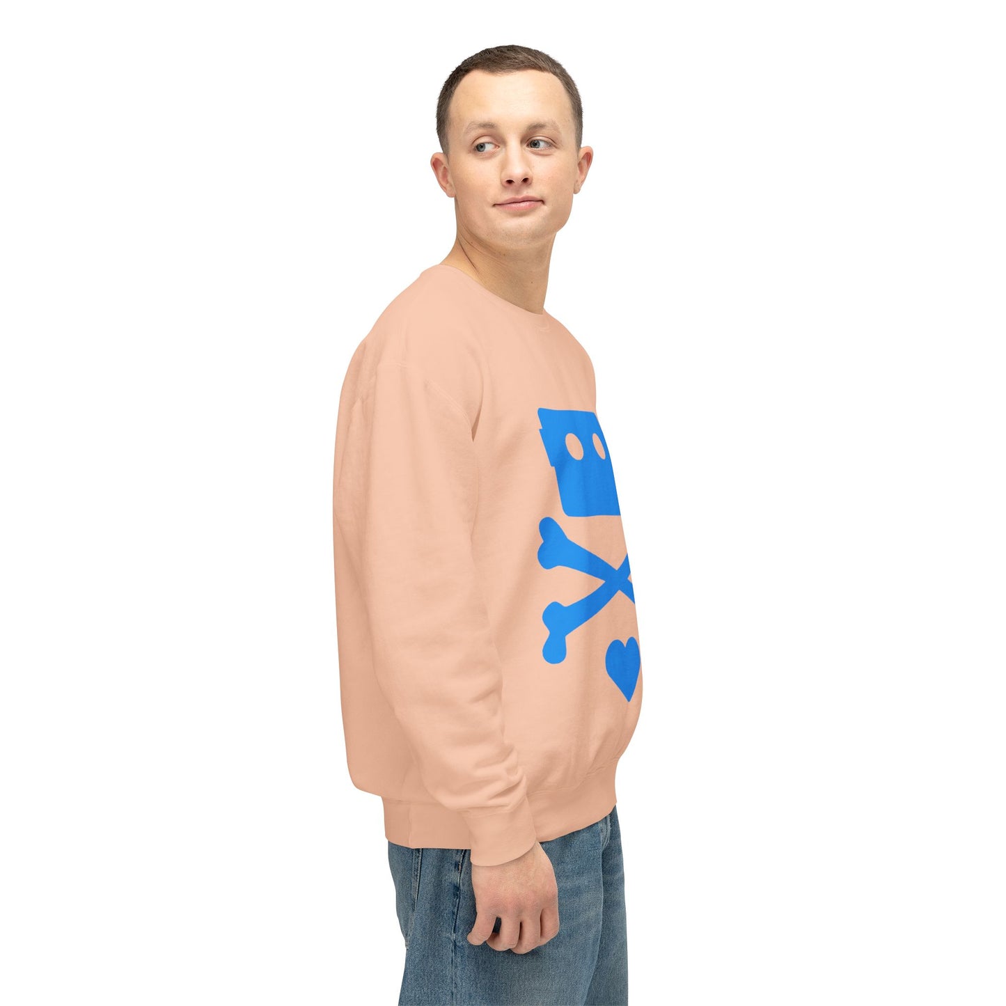 Zima Blue | Unisex Lightweight Crewneck Sweatshirt