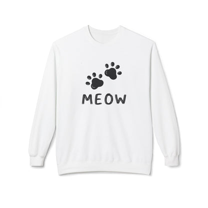 MEOW_Unisex Midweight Softstyle Fleece Crewneck Sweatshirt