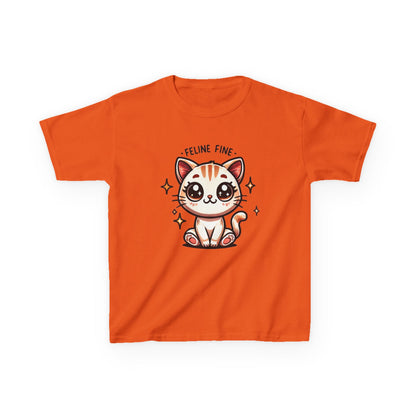 Feline Fine | Kids Heavy Cotton™ Tee