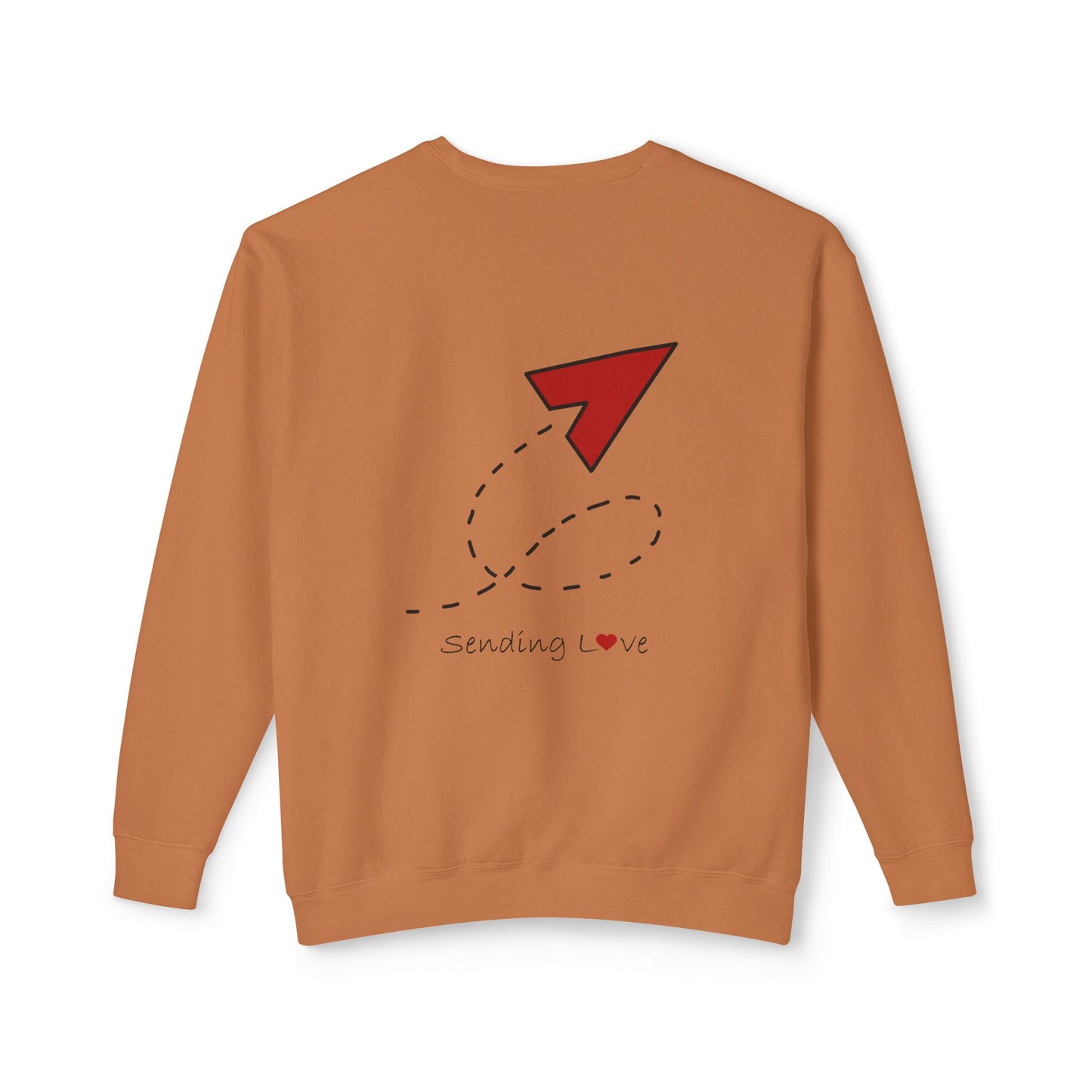 Sending Love | Unisex Lightweight Crewneck Sweatshirt