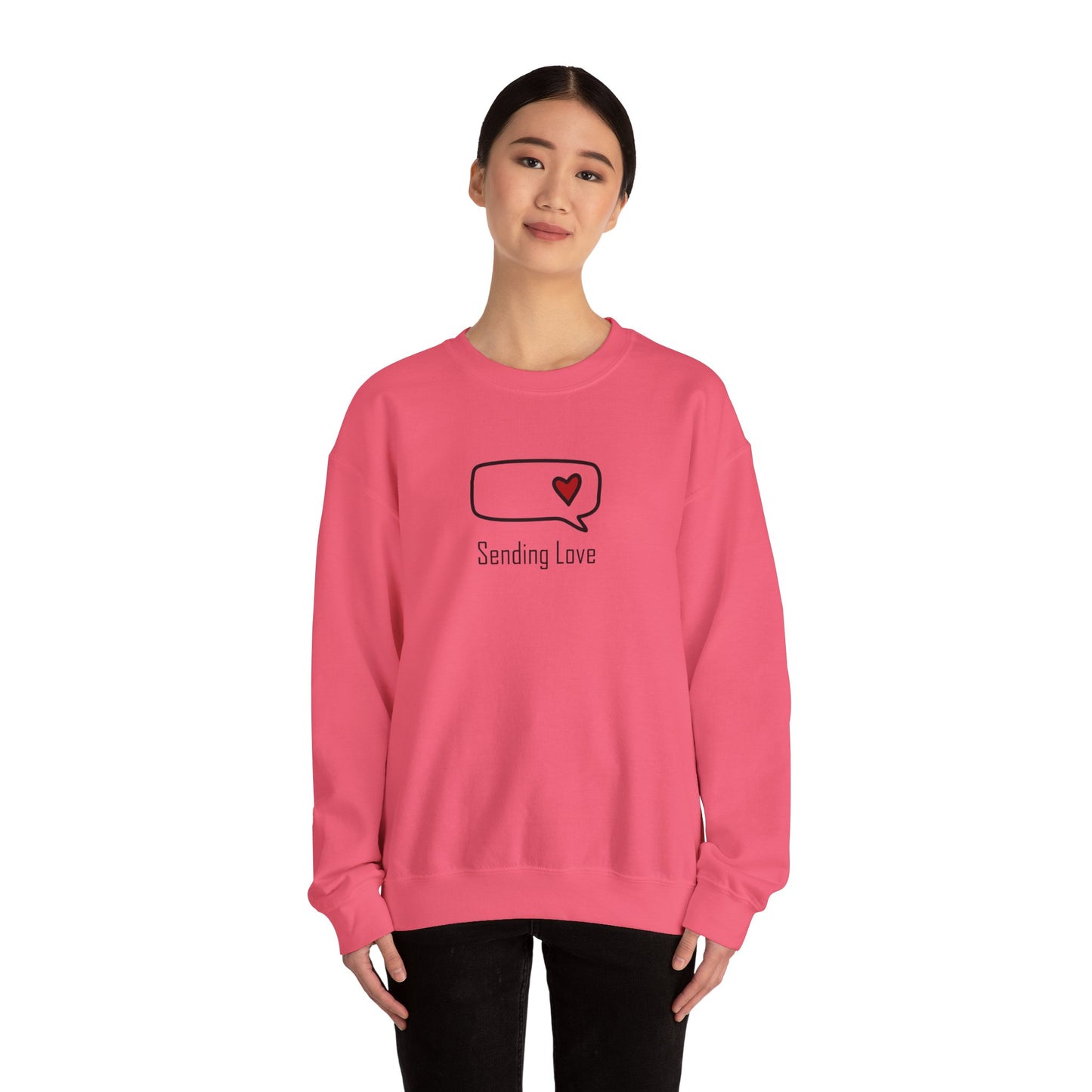Sending Love_Unisex Heavy Blend™ Crewneck Sweatshirt