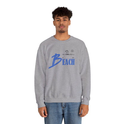 Life is Better at the Beach | Unisex Heavy Blend™ Crewneck Sweatshirt