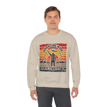 Adventure Mode Activated | Unisex Heavy Blend™ Crewneck Sweatshirt