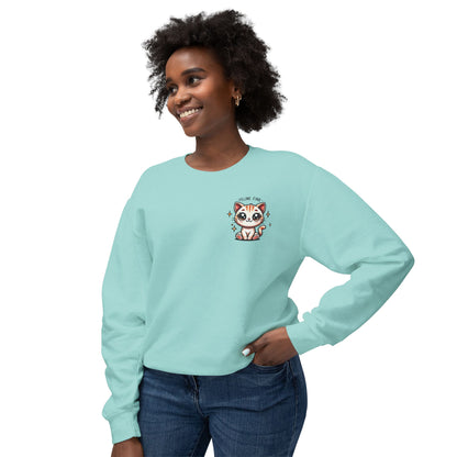 Feline Fine | Unisex Lightweight Crewneck Sweatshirt