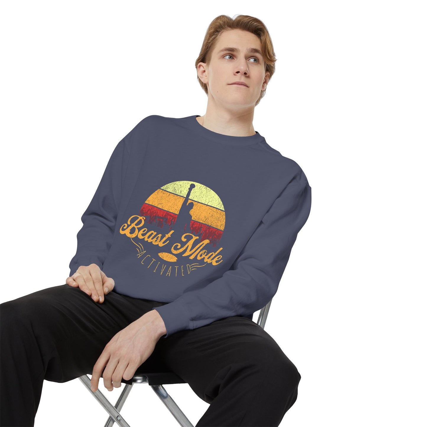 Beast Mode Activated | Unisex Garment-Dyed Sweatshirt