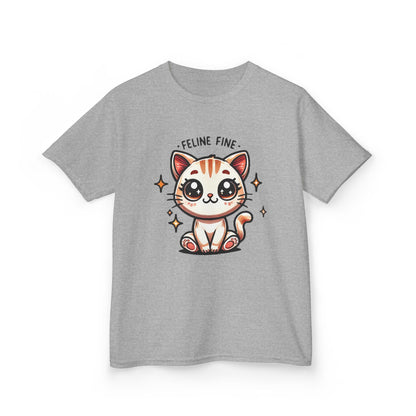 Feline Fine | Kids Heavy Cotton™ Tee