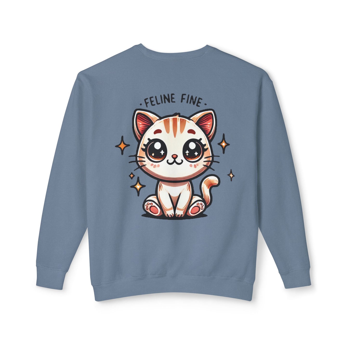 Feline Fine | Unisex Lightweight Crewneck Sweatshirt