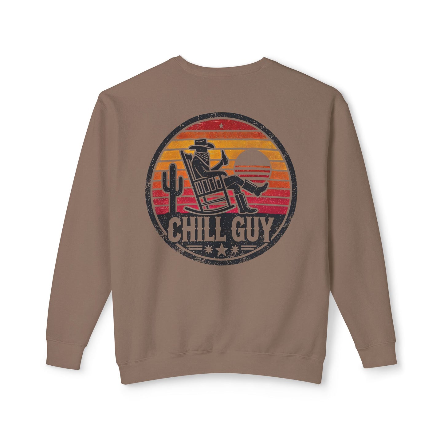 Chill Cowboy | Unisex Lightweight Crewneck Sweatshirt