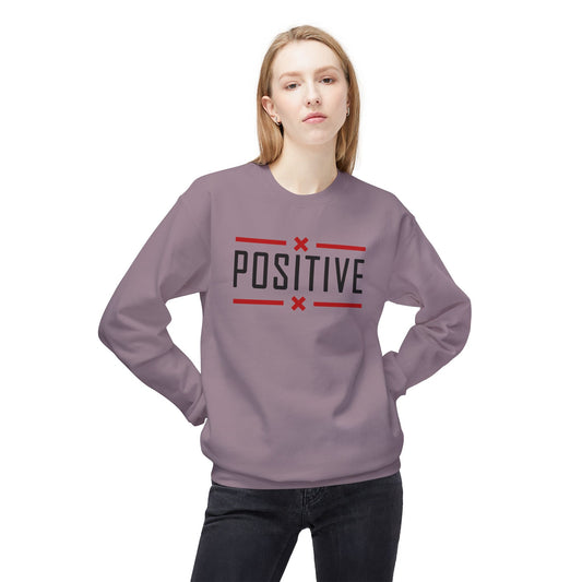 Positive_Unisex Midweight Softstyle Fleece Crewneck Sweatshirt
