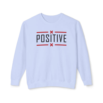 Positive_Unisex Lightweight Crewneck Sweatshirt