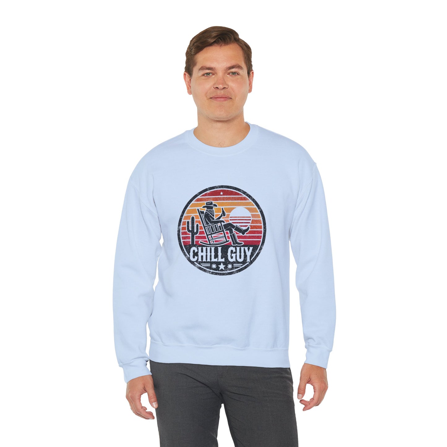 Chill Cowboy | Unisex Heavy Blend™ Crewneck Sweatshirt