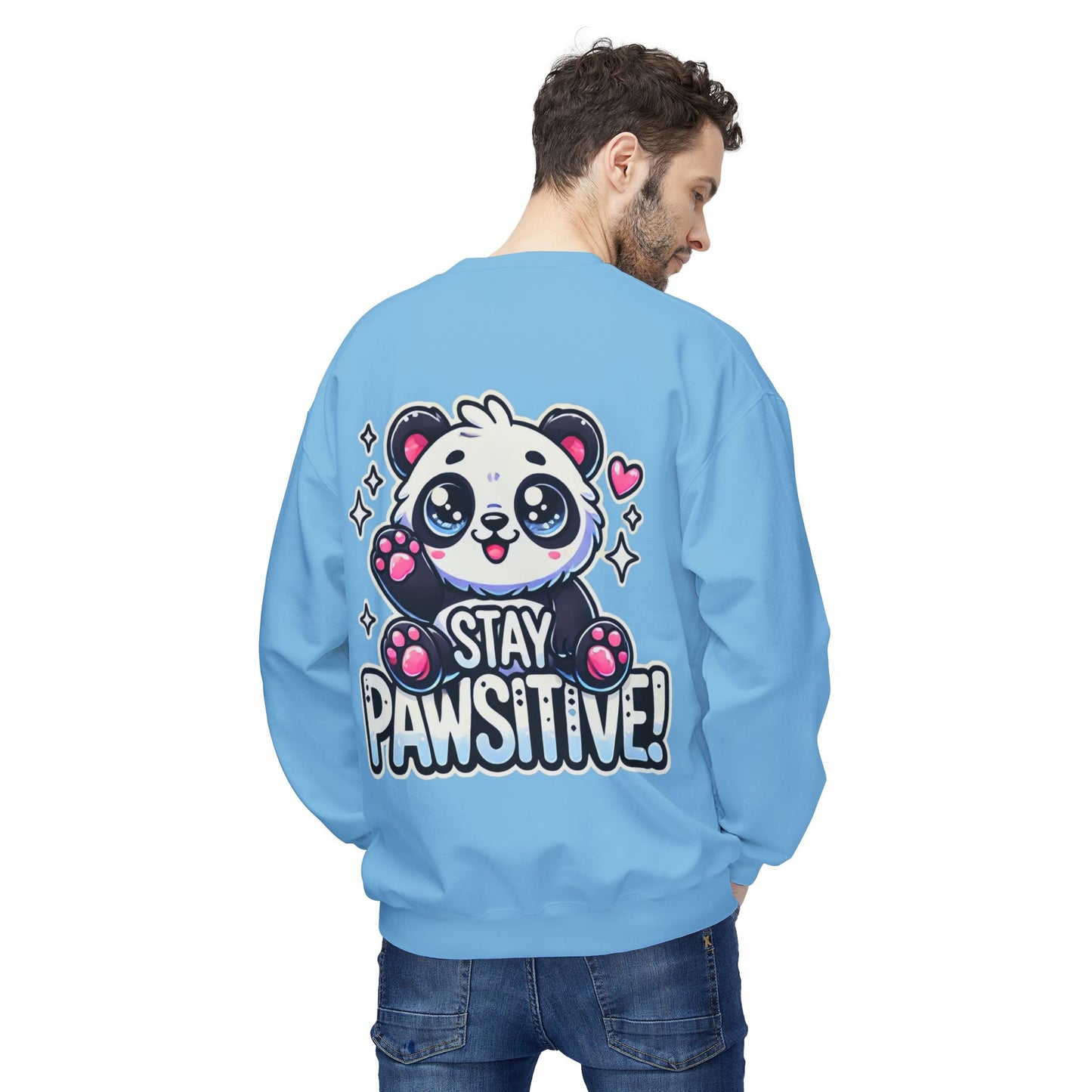 Pawsitive | Unisex Midweight Softstyle Fleece Crewneck Sweatshirt
