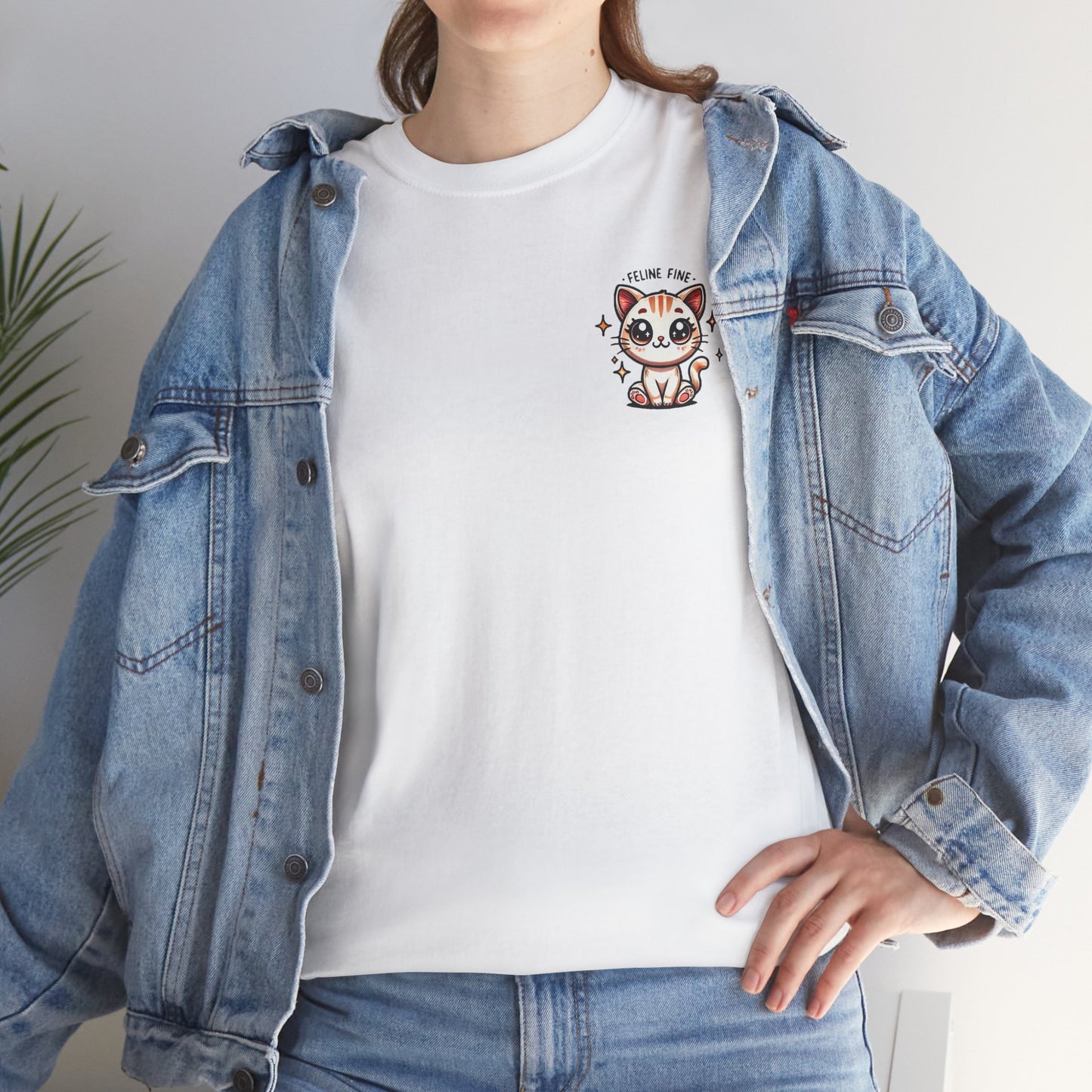 Feline Fine | Unisex Heavy Cotton Tee