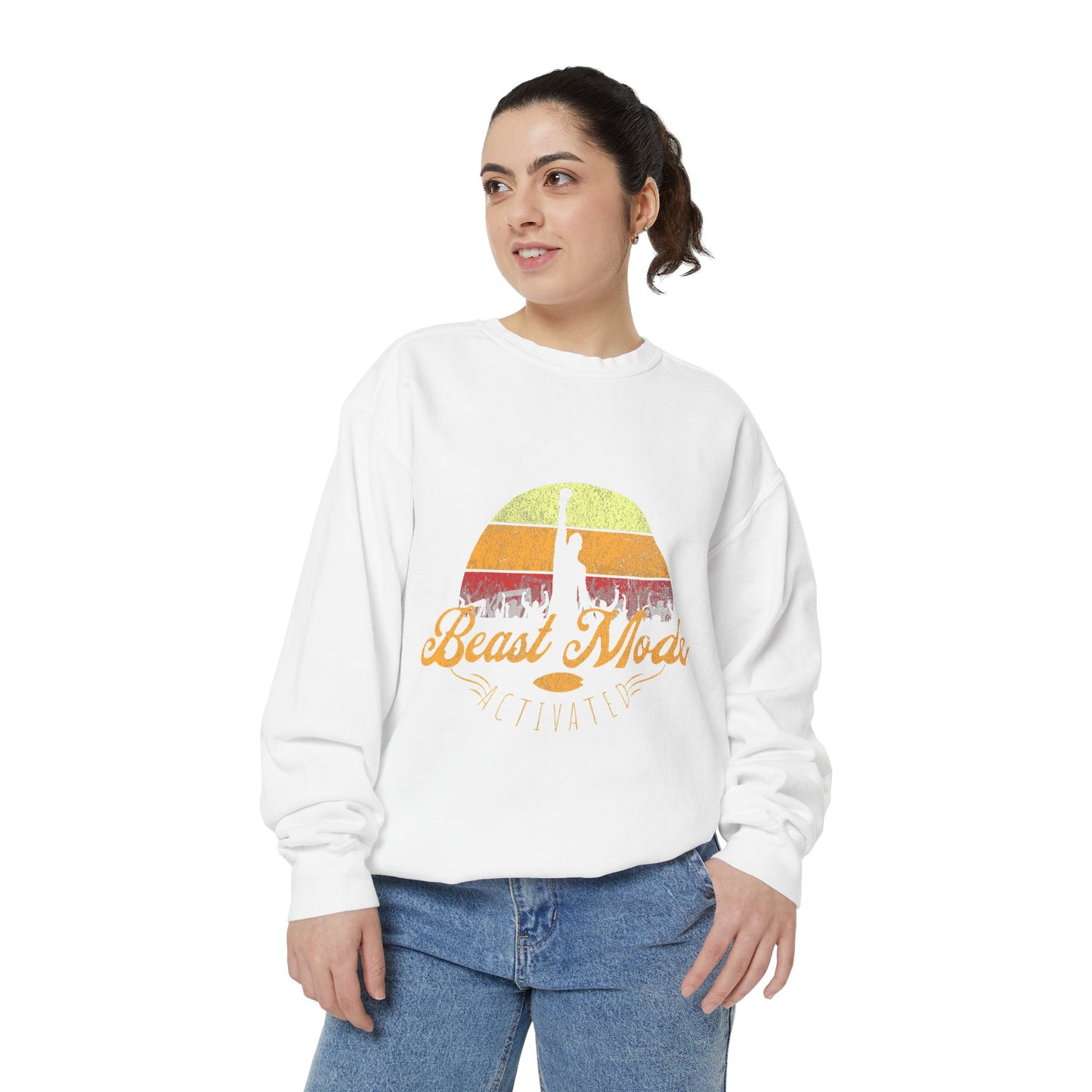 Beast Mode Activated | Unisex Garment-Dyed Sweatshirt