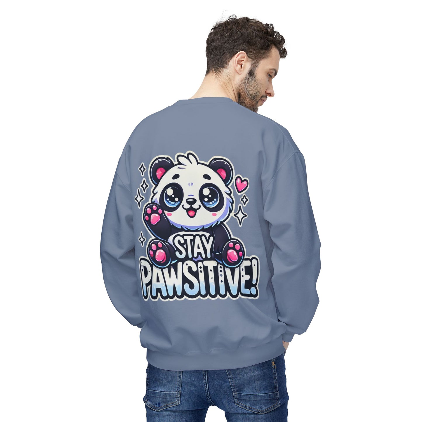 Pawsitive | Unisex Midweight Softstyle Fleece Crewneck Sweatshirt