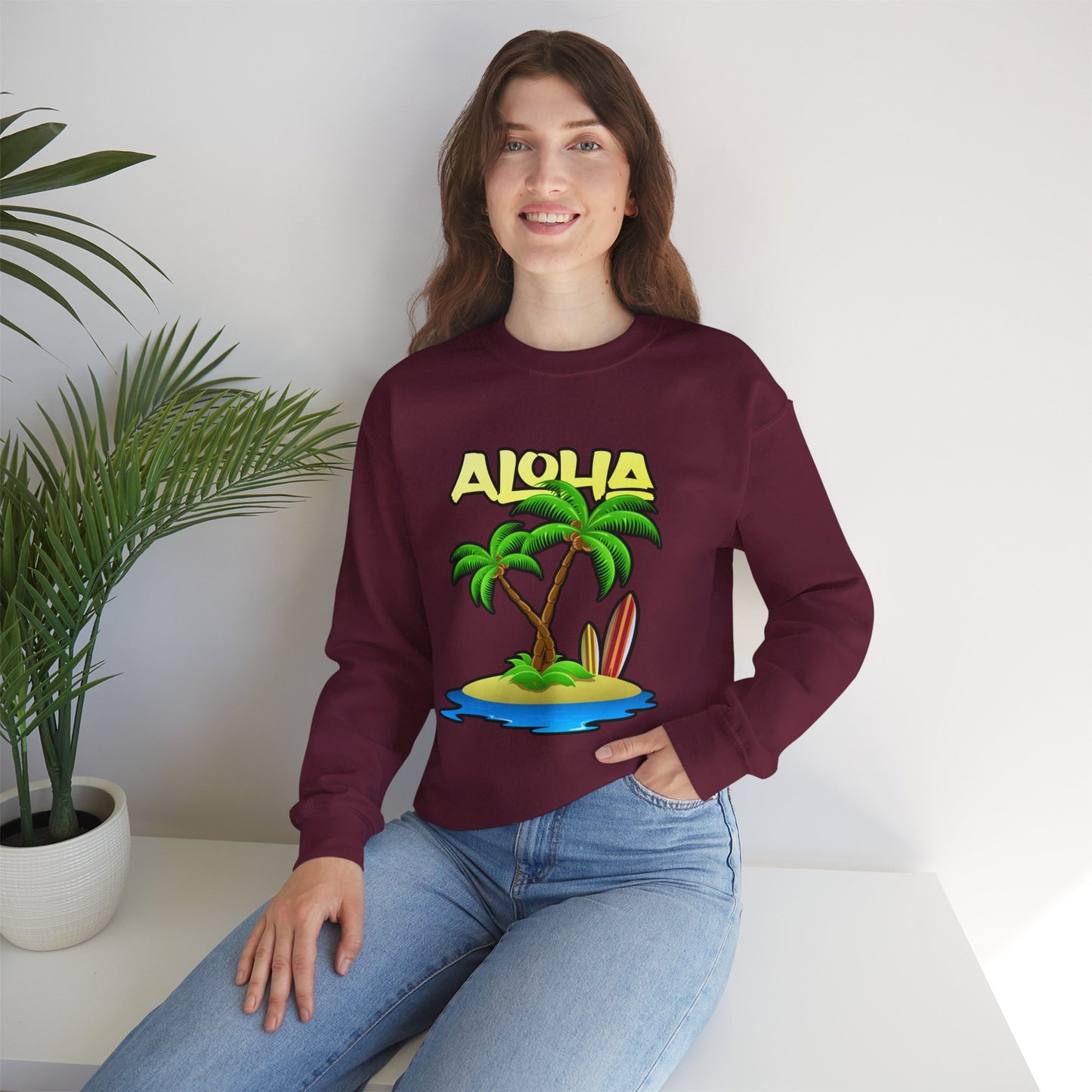 ALOHA | Unisex Heavy Blend™ Crewneck Sweatshirt