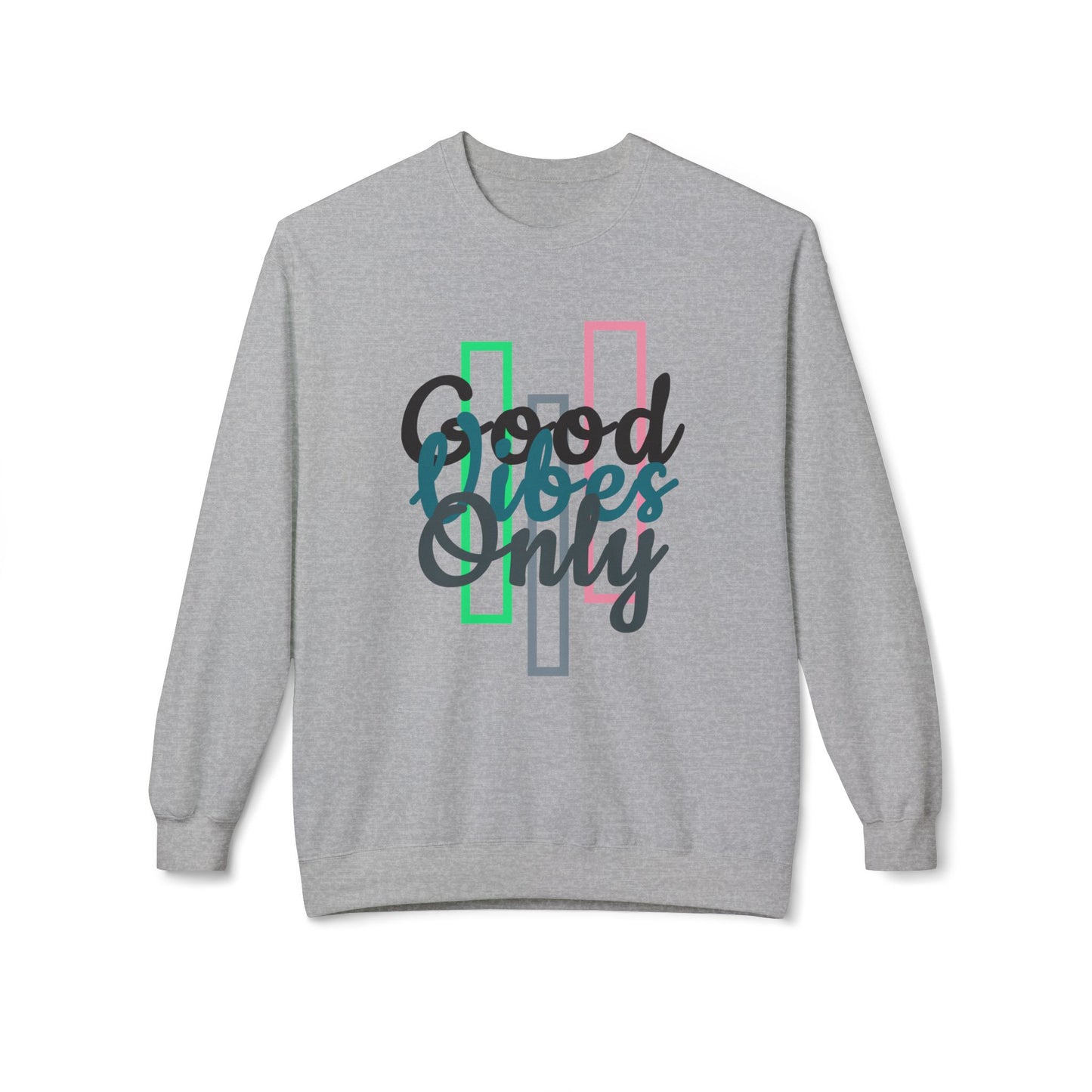 Good Vibes Only | Unisex Midweight Softstyle Fleece Crewneck Sweatshirt