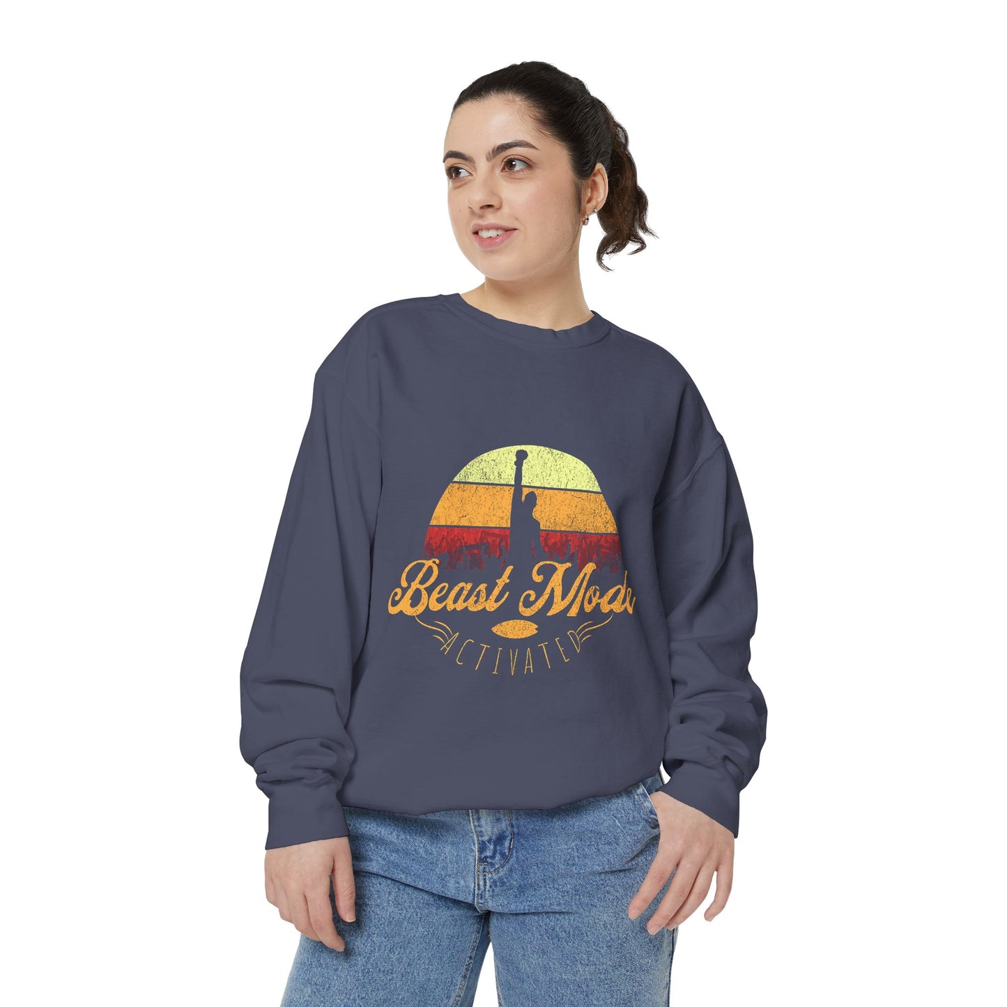 Beast Mode Activated | Unisex Garment-Dyed Sweatshirt