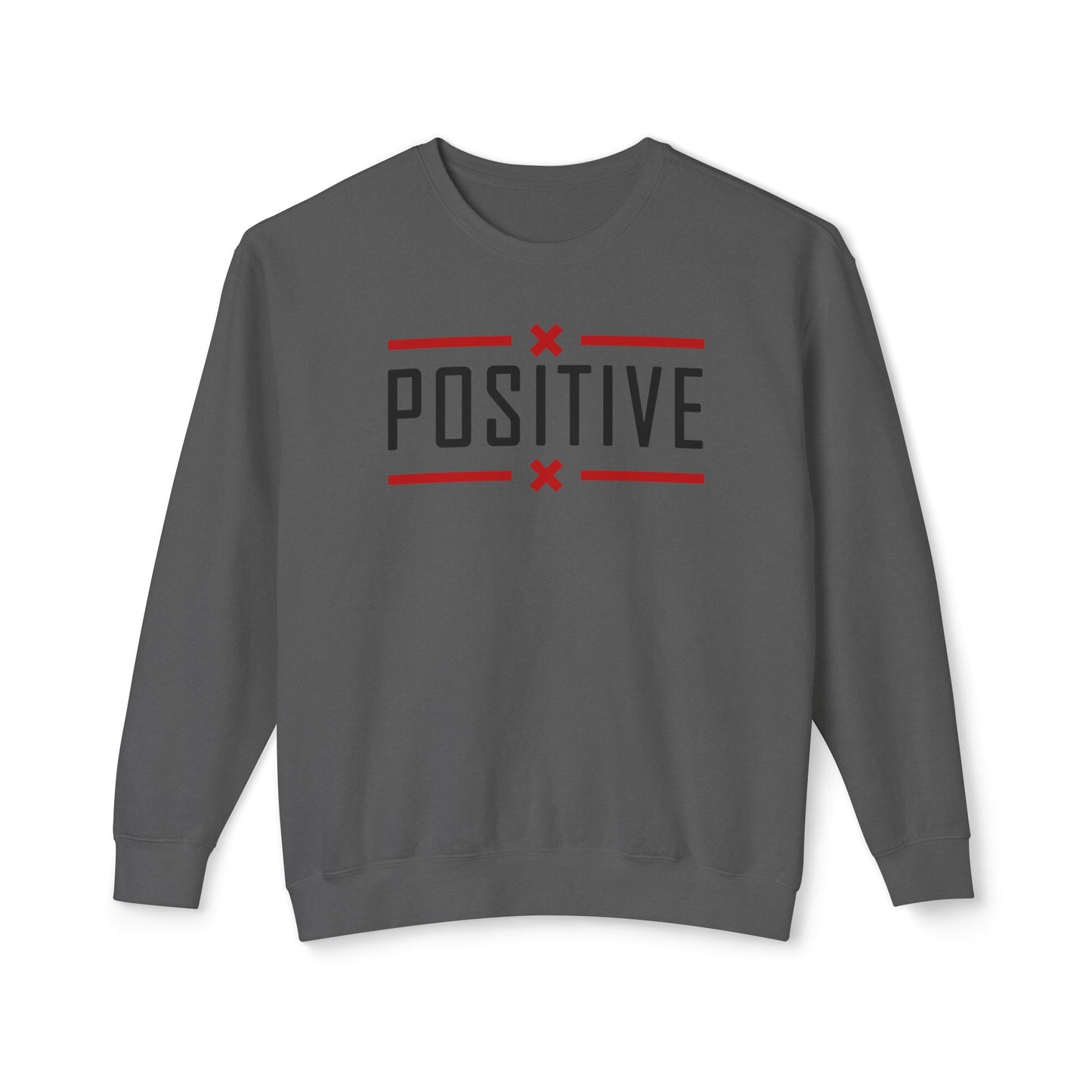 Positive_Unisex Lightweight Crewneck Sweatshirt
