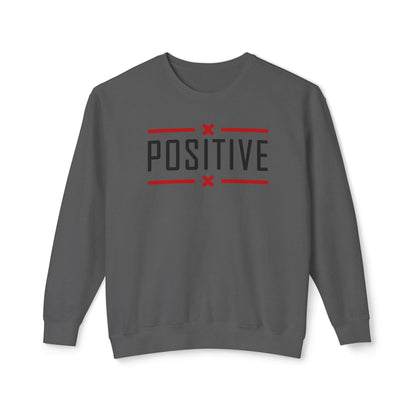 Positive_Unisex Lightweight Crewneck Sweatshirt