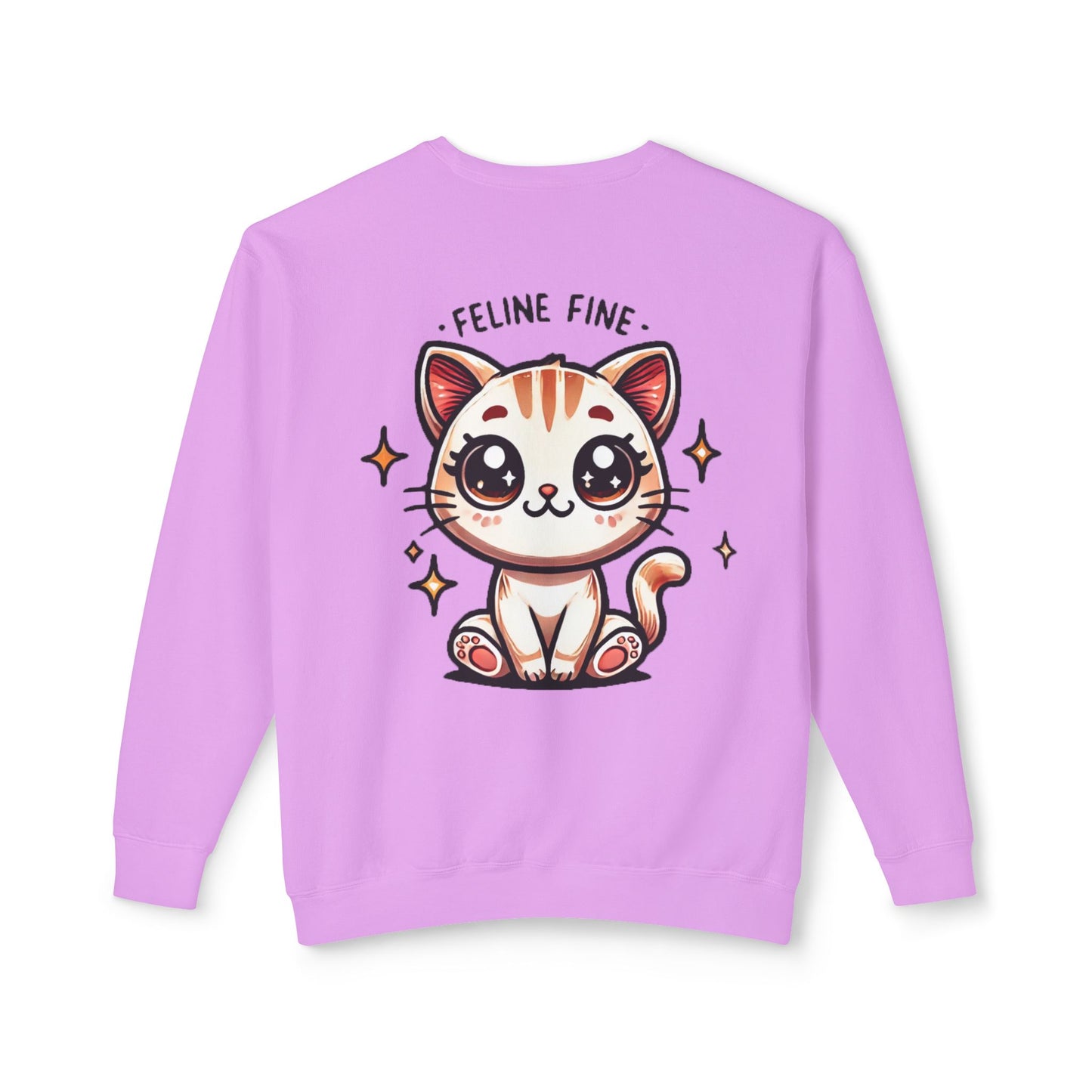 Feline Fine | Unisex Lightweight Crewneck Sweatshirt