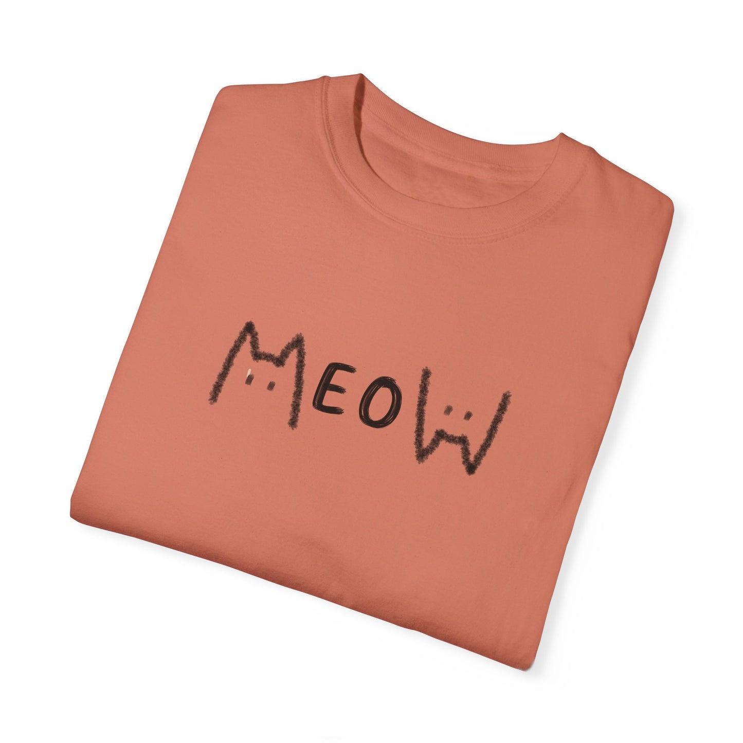 Meow_Unisex Garment-Dyed T-shirt