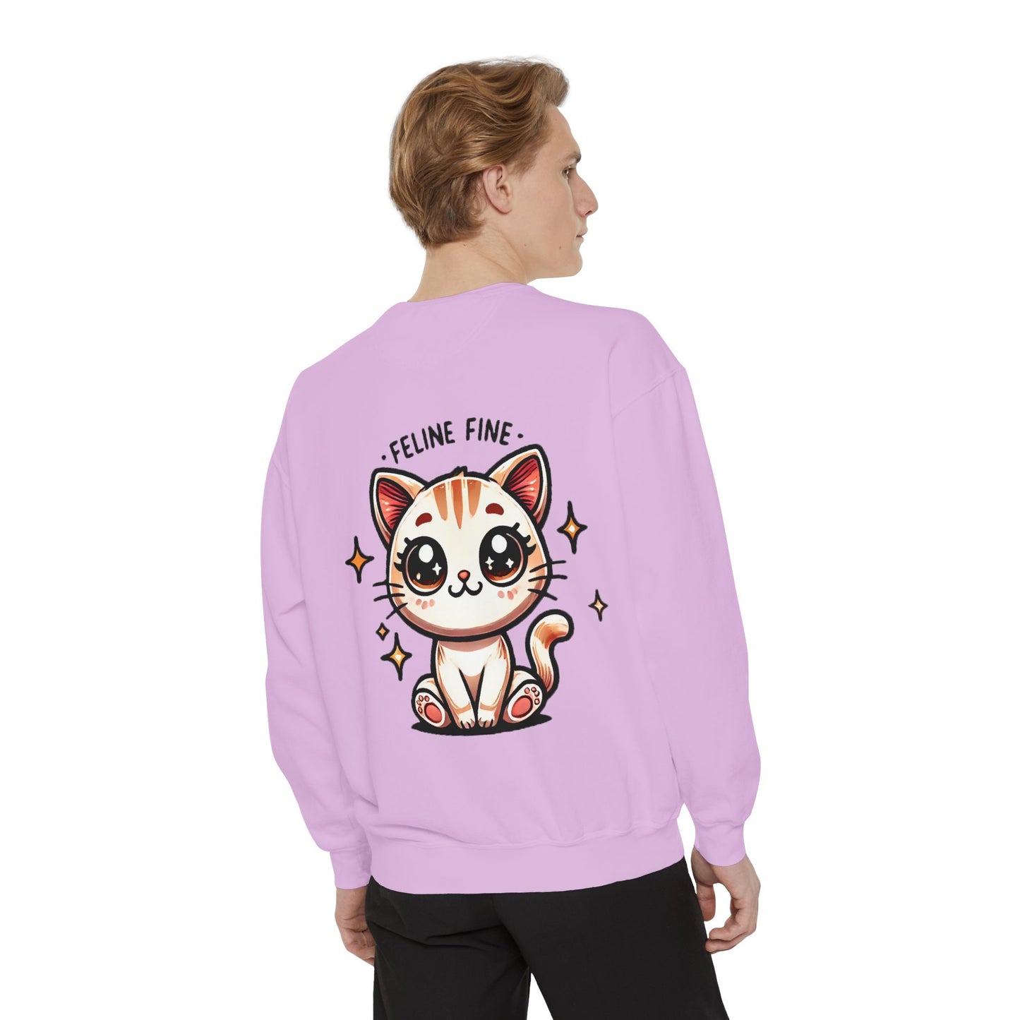 Feline Fine | Unisex Garment-Dyed Sweatshirt