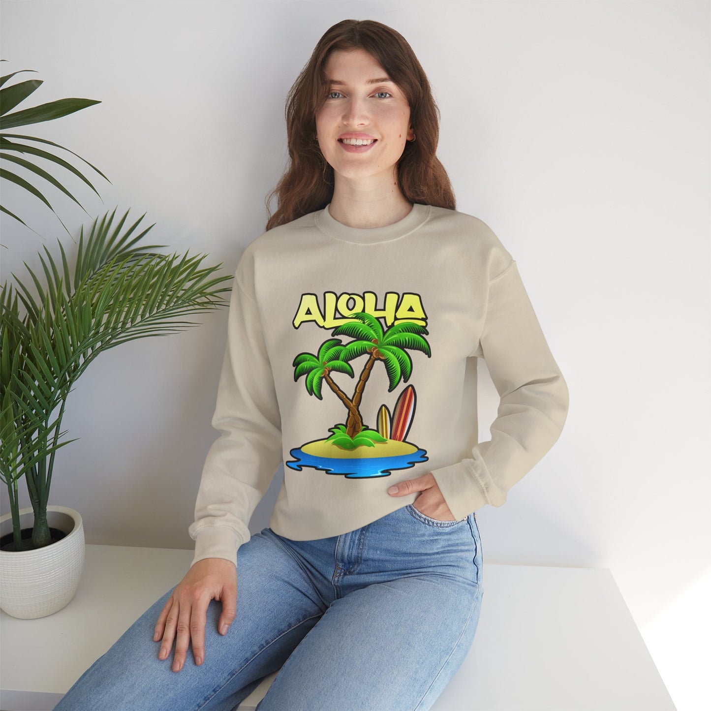 ALOHA | Unisex Heavy Blend™ Crewneck Sweatshirt