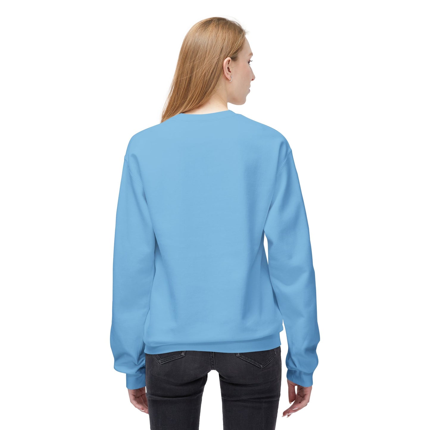 Meow_Unisex Midweight Softstyle Fleece Crewneck Sweatshirt