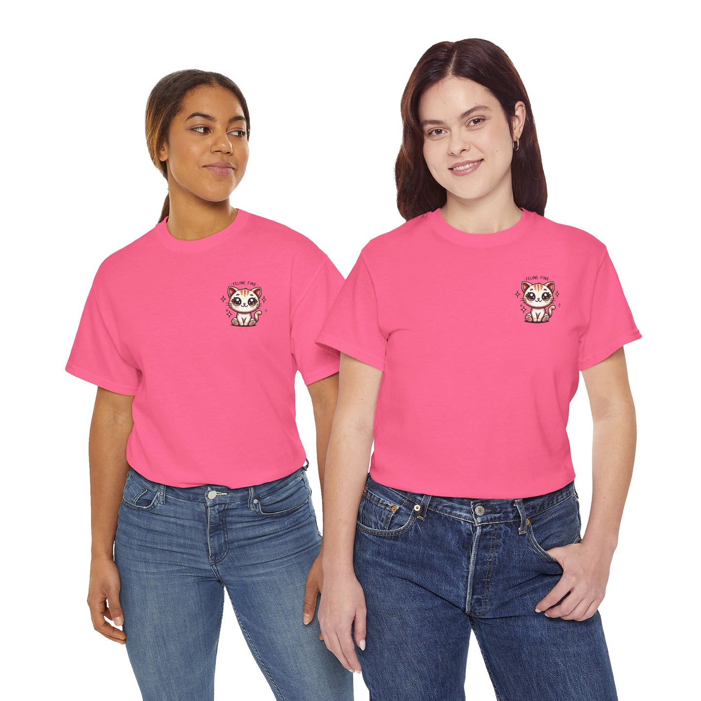Feline Fine | Unisex Heavy Cotton Tee