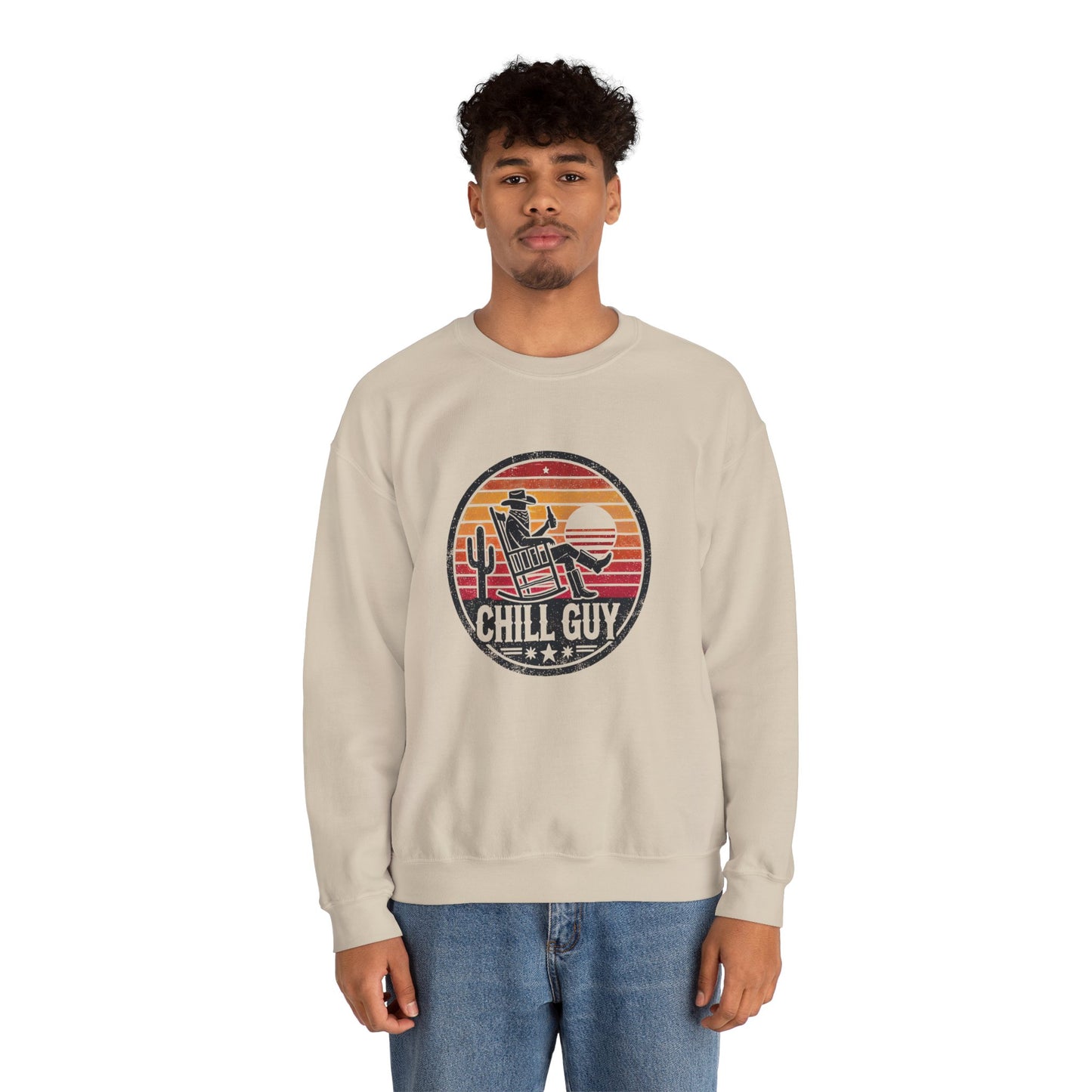Chill Cowboy | Unisex Heavy Blend™ Crewneck Sweatshirt