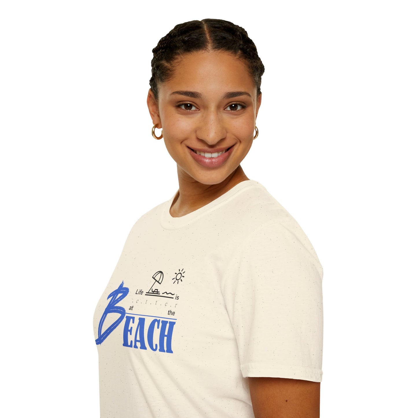 Life is Better at the Beach | Unisex Softstyle T-Shirt