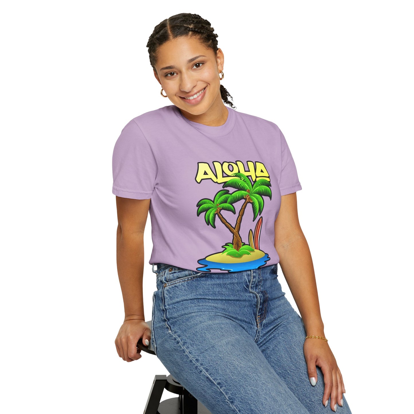 ALOHA | Unisex Garment-Dyed T-shirt