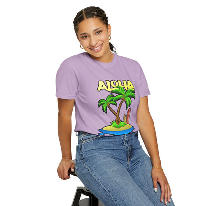 ALOHA | Unisex Garment-Dyed T-shirt