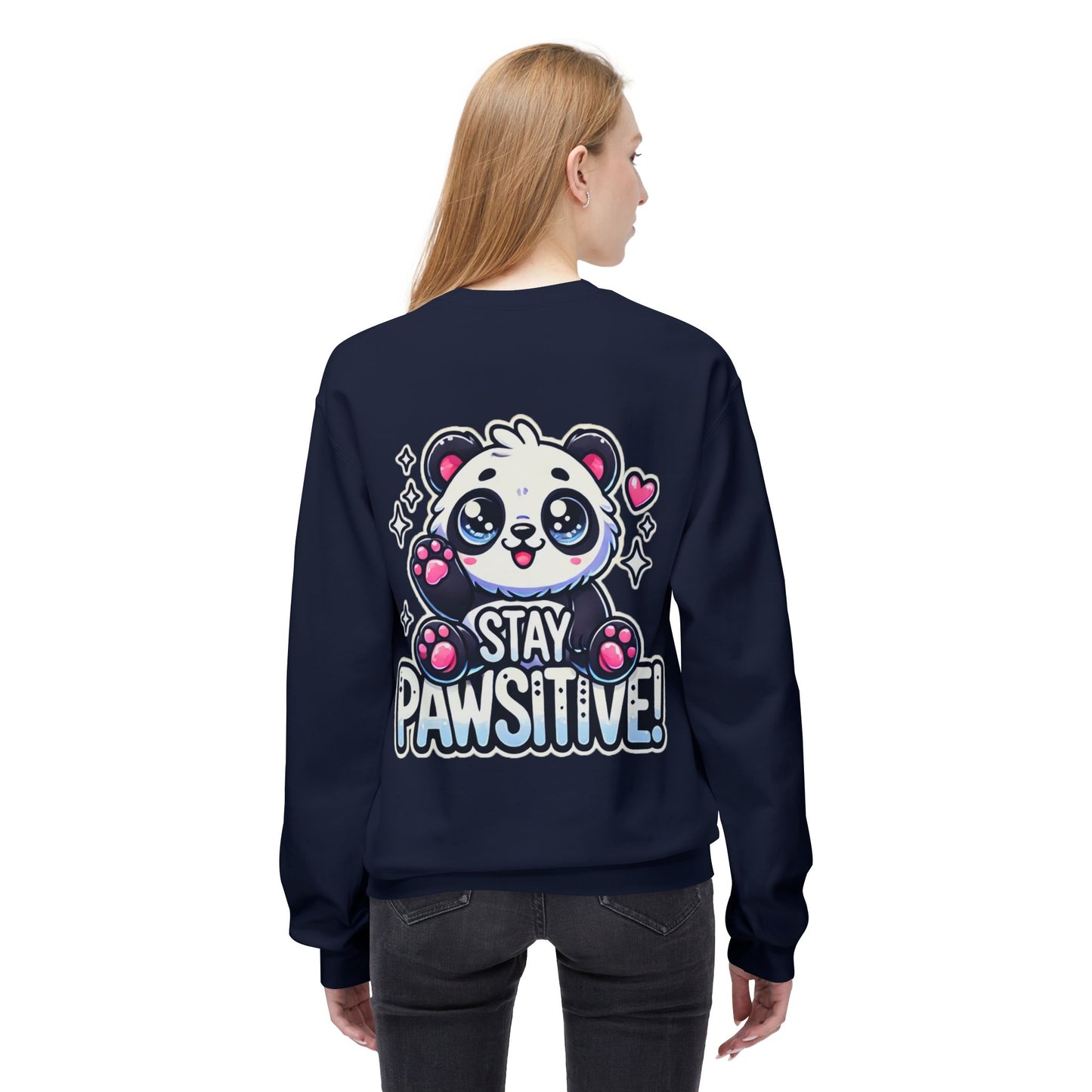 Pawsitive | Unisex Midweight Softstyle Fleece Crewneck Sweatshirt