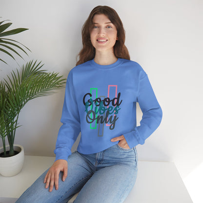 Good Vibes Only | Unisex Heavy Blend™ Crewneck Sweatshirt