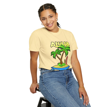 ALOHA | Unisex Garment-Dyed T-shirt