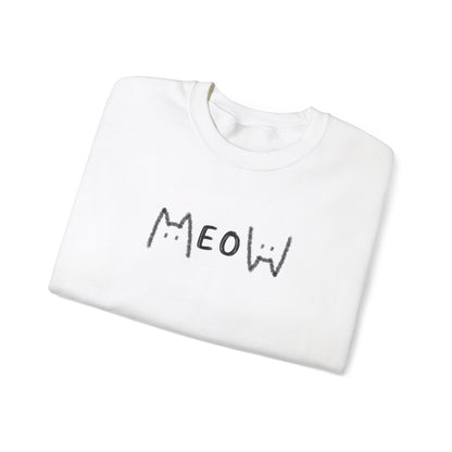 Meow_Unisex Heavy Blend™ Crewneck Sweatshirt