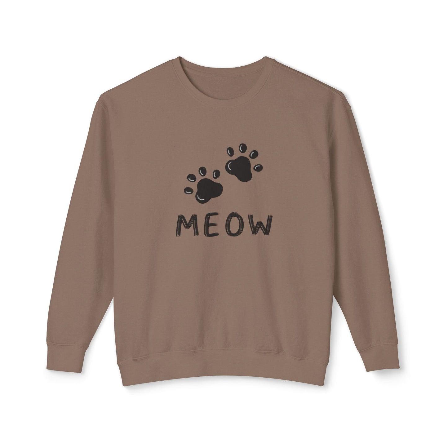 MEOW_Unisex Lightweight Crewneck Sweatshirt