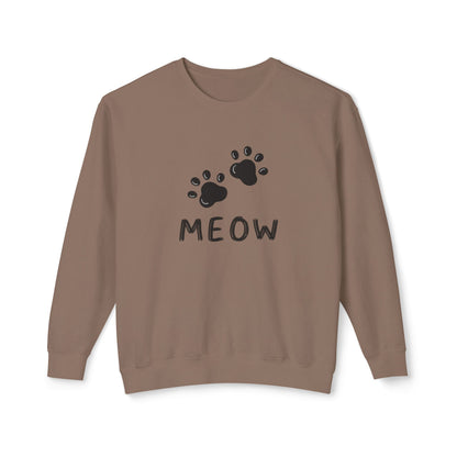 MEOW_Unisex Lightweight Crewneck Sweatshirt