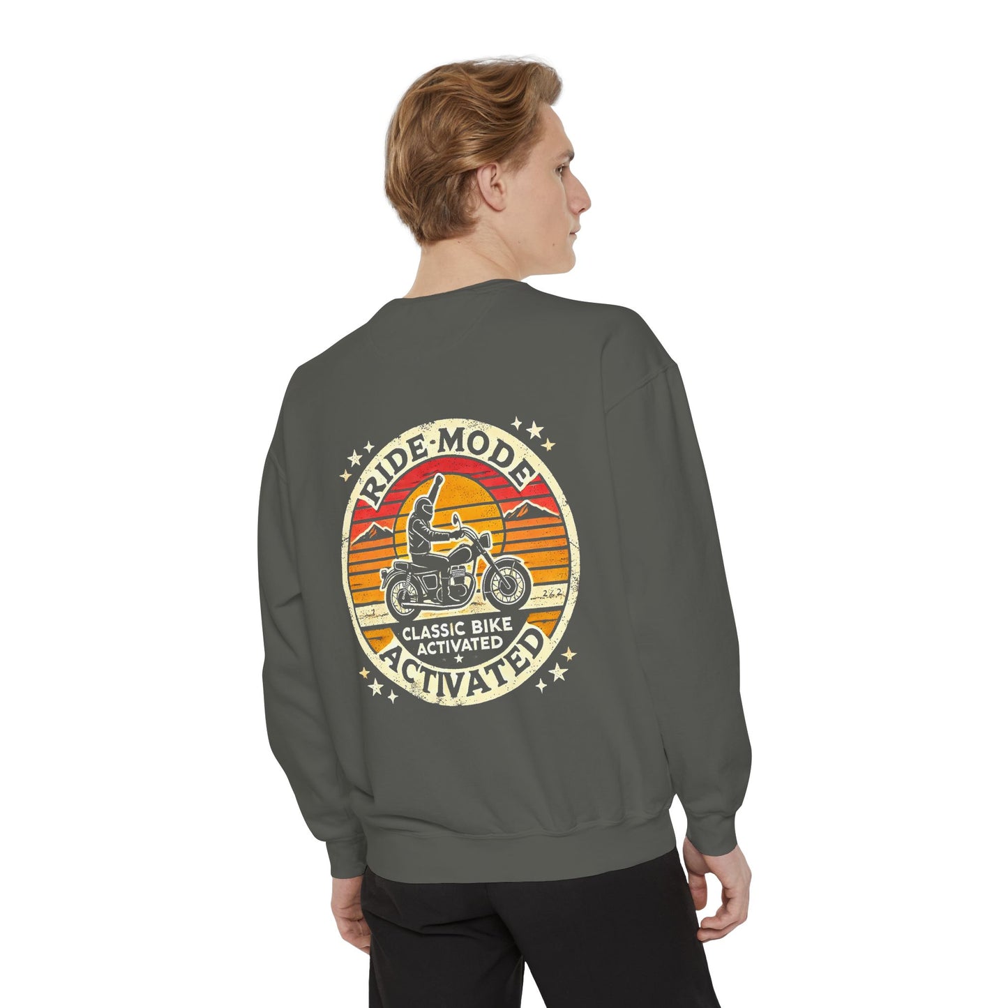 Ride Mode Activated | Unisex Garment-Dyed Sweatshirt