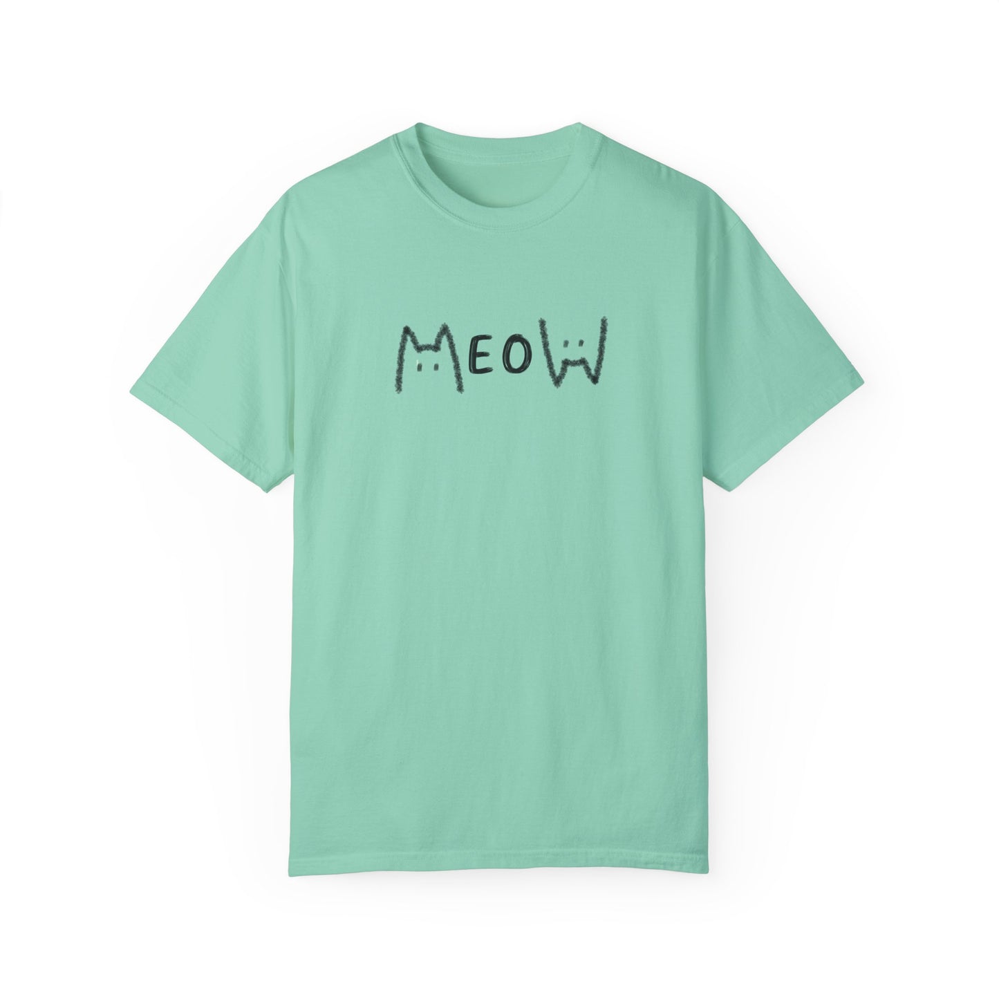 Meow_Unisex Garment-Dyed T-shirt