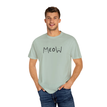 Meow_Unisex Garment-Dyed T-shirt