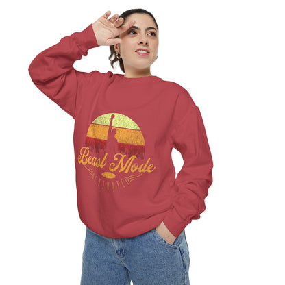 Beast Mode Activated | Unisex Garment-Dyed Sweatshirt