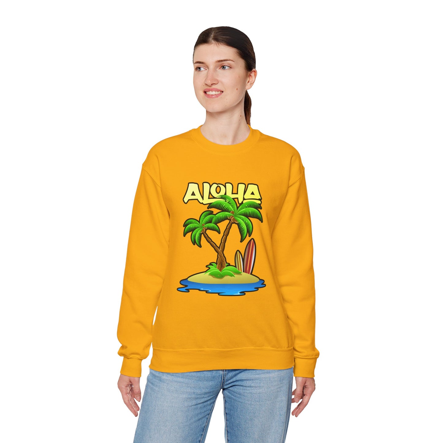 ALOHA | Unisex Heavy Blend™ Crewneck Sweatshirt