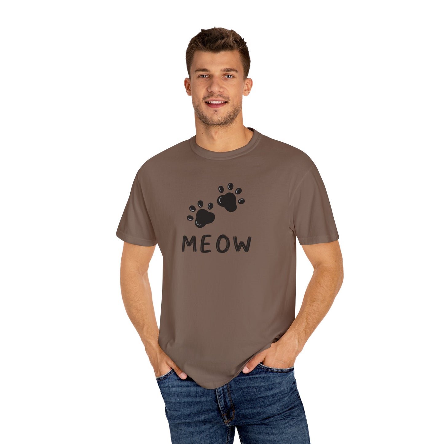 MEOW_Unisex Garment-Dyed T-shirt