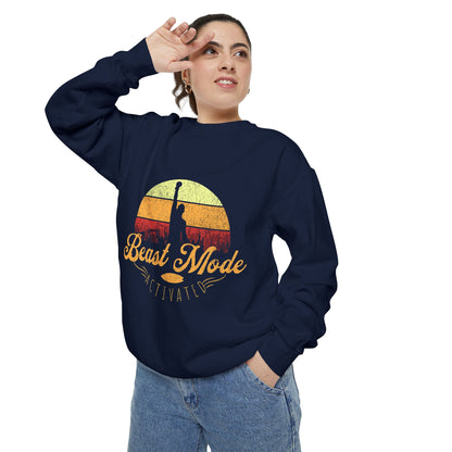 Beast Mode Activated | Unisex Garment-Dyed Sweatshirt