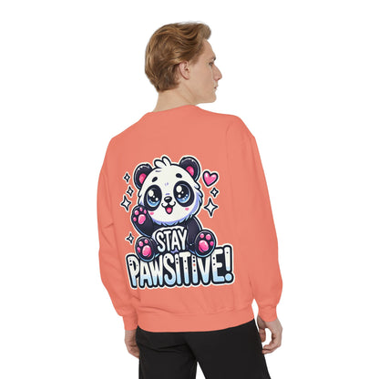 Pawsitive | Unisex Garment-Dyed Sweatshirt